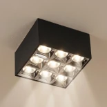 kelvo® LUMINAR KLV-101-0341 Φωτιστικό Downlight Σποτ LED 30W 4200lm 36° AC 220-240V IP20 Φυσικό Λευκό 4500K - Osram SMD Chip & TÜV SÜD Driver - Μαύρο Ματ - Μ12 x Π12 x Υ6.6cm - 5 Χρόνια Εγγύηση