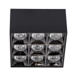 kelvo® LUMINAR KLV-101-0341 Φωτιστικό Downlight Σποτ LED 30W 4200lm 36° AC 220-240V IP20 Φυσικό Λευκό 4500K - Osram SMD Chip & TÜV SÜD Driver - Μαύρο Ματ - Μ12 x Π12 x Υ6.6cm - 5 Χρόνια Εγγύηση