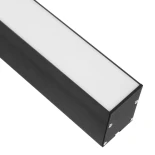 kelvo® ORION KLV-101-0362 Κρεμαστό Γραμμικό Φωτιστικό Οροφής LED 72W 7200lm 120° AC 220-240V IP20 Ρυθμιζόμενο Λευκό CCT με Χειριστήριο από 2700K έως 6000K Dimmable - Lumileds SMD Chip - Μαύρο Ματ - Μ120 x Π5.5 x Υ7cm - 3 Χρόνια Εγγύηση