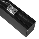 kelvo® ORION KLV-101-0362 Κρεμαστό Γραμμικό Φωτιστικό Οροφής LED 72W 7200lm 120° AC 220-240V IP20 Ρυθμιζόμενο Λευκό CCT με Χειριστήριο από 2700K έως 6000K Dimmable - Lumileds SMD Chip - Μαύρο Ματ - Μ120 x Π5.5 x Υ7cm - 3 Χρόνια Εγγύηση