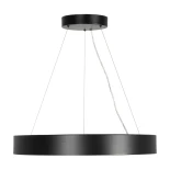 kelvo® RA KLV-101-0365 Κρεμαστό Φωτιστικό Οροφής LED 67W 6700lm 120° AC 220-240V IP20 Ρυθμιζόμενο Λευκό CCT με Χειριστήριο από 2700K έως 6000K Dimmable - Lumileds SMD Chip - Μαύρο Ματ - Μ60 x Π60 x Υ8cm - 3 Χρόνια Εγγύηση