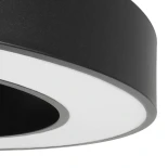 kelvo® RA KLV-101-0365 Κρεμαστό Φωτιστικό Οροφής LED 67W 6700lm 120° AC 220-240V IP20 Ρυθμιζόμενο Λευκό CCT με Χειριστήριο από 2700K έως 6000K Dimmable - Lumileds SMD Chip - Μαύρο Ματ - Μ60 x Π60 x Υ8cm - 3 Χρόνια Εγγύηση