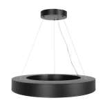 kelvo® RA KLV-101-0365 Κρεμαστό Φωτιστικό Οροφής LED 67W 6700lm 120° AC 220-240V IP20 Ρυθμιζόμενο Λευκό CCT με Χειριστήριο από 2700K έως 6000K Dimmable - Lumileds SMD Chip - Μαύρο Ματ - Μ60 x Π60 x Υ8cm - 3 Χρόνια Εγγύηση