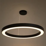 kelvo® RA KLV-101-0369 Κρεμαστό Φωτιστικό Οροφής LED 100W 10000lm 120° AC 220-240V IP20 Ρυθμιζόμενο Λευκό CCT με Χειριστήριο από 2700K έως 6000K Dimmable - Lumileds SMD Chip - Μαύρο Ματ - Μ120 x Π120 x Υ8cm - 3 Χρόνια Εγγύηση