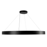 kelvo® RA KLV-101-0369 Κρεμαστό Φωτιστικό Οροφής LED 100W 10000lm 120° AC 220-240V IP20 Ρυθμιζόμενο Λευκό CCT με Χειριστήριο από 2700K έως 6000K Dimmable - Lumileds SMD Chip - Μαύρο Ματ - Μ120 x Π120 x Υ8cm - 3 Χρόνια Εγγύηση