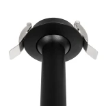 kelvo® DALE KLV-101-0386 Χωνευτό Κινούμενο Φωτιστικό Downlight Σποτ LED 5W 625lm 38° AC 220-240V IP20 Θερμό Λευκό 2700K - Bridgelux COB Chip & TÜV SÜD Driver - Μαύρο Ματ - Μ6.4 x Π6.4 x Υ20cm / Q5.5cm - 5 Χρόνια Εγγύηση