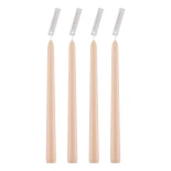 GloboStar® BABY-PINK 35201 ΣΕΤ 4 Αρωματικά Κεριά Κηροπηγίου Παραφίνης με Άρωμα Μπουκέτο Τριαντάφυλλο Ροζ Μ2 x Π2 x Υ25cm