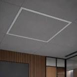 GloboStar® 60370 Χωνευτό LED Panel Linear Frameless Super Slim 60x60cm 48W 5280lm 120° CRI≥85Ra AC 220-240V IP44 Μ60 x Π60 x Υ1.5cm - Θερμό Λευκό 2700K - TÜV Certified Driver - 5 Years Warranty