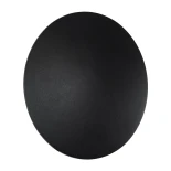GLOBOSTAR® HELIO-R 60661 Μοντέρνο Φωτιστικό Τοίχου - Απλίκα LED 12W 1200lm 120° AC 220-240V Αδιάβροχο IP65 Θερμό Λευκό 2700K - Lumileds SMD Chip & TÜV SÜD Driver - Μαύρο Ματ - Μ26 x Π26 x Υ5cm - 5 Χρόνια Εγγύηση