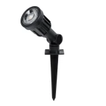 GLOBOSTAR® GARDENINI 61543 Φωτιστικό Σποτ για Φυτά - Δέντρα με Βάση Κήπου / Καρφωτό LED 5W 450lm 38° DC 24V Αδιάβροχο IP68 Θερμό Λευκό 2700K Dimmable - Lumileds SMD Chip - Μαύρο - Μ5.5 x Π5.5 x Υ13.5cm - 3 Χρόνια Εγγύηση