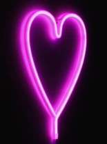 GloboStar® 78593 Φωτιστικό Ταμπέλα Φωτεινή Επιγραφή NEON LED Σήμανσης HEART LINE 5W με Καλώδιο Τροφοδοσίας USB - Μπαταρίας 3xAAA (Δεν Περιλαμβάνονται) - Ροζ