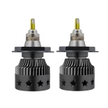 GloboStar® 82062 H4 360° Line Extreme KIT Βασικού Φωτισμού Αυτοκινήτου & Φορτηγού 3rd Generation Can-Bus Extreme Truck Series LED CREE CXB COB 170W 23800lm DC 9-32V Αδιάβροχο IP66 Ψυχρό Λευκό 6000K