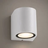 kelvo® MURANO KLV-101-0014 Φωτιστικό Τοίχου / Απλίκα για Λάμπα MR16 με Ντουί GU10 AC 220-240V Αδιάβροχο IP65 - Λευκό Ματ - Μ8 x Π8 x Υ7cm