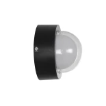 kelvo® NEXA KLV-101-0247 Φωτιστικό Τοίχου / Απλίκα LED 6W 480lm 180° AC 220-240V Αδιάβροχο IP65 Ultra Θερμό Λευκό 1800K - Sanan SMD Chip & TÜV SÜD Driver - Μαύρο Ματ - Μ11 x Π8.5 x Υ11cm - 5 Χρόνια Εγγύηση