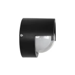 kelvo® NEXA KLV-101-0252 Φωτιστικό Τοίχου / Απλίκα LED 6W 600lm 180° AC 220-240V Αδιάβροχο IP65 Θερμό Λευκό 2700K - Sanan SMD Chip & TÜV SÜD Driver - Μαύρο Ματ - Μ11 x Π9 x Υ11cm - 5 Χρόνια Εγγύηση