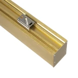 kelvo® ORION KLV-101-0364-V2 Γραμμικό Φωτιστικό Οροφής LED 72W 7200lm 120° AC 220-240V IP20 Ρυθμιζόμενο Λευκό CCT με Χειριστήριο από 2700K έως 6000K Dimmable - Lumileds SMD Chip - Χρυσό Πλατίνα - Μ120 x Π5 x Υ7cm - 3 Χρόνια Εγγύηση