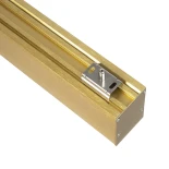 kelvo® ORION KLV-101-0364-V2 Γραμμικό Φωτιστικό Οροφής LED 72W 7200lm 120° AC 220-240V IP20 Ρυθμιζόμενο Λευκό CCT με Χειριστήριο από 2700K έως 6000K Dimmable - Lumileds SMD Chip - Χρυσό Πλατίνα - Μ120 x Π5 x Υ7cm - 3 Χρόνια Εγγύηση