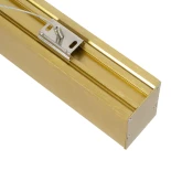 kelvo® ORION KLV-101-0364 Γραμμικό Κρεμαστό Φωτιστικό Οροφής LED 72W 7200lm 120° AC 220-240V IP20 Ρυθμιζόμενο Λευκό CCT με Χειριστήριο από 2700K έως 6000K Dimmable - Lumileds SMD Chip - Χρυσό Πλατίνα - Μ120 x Π5 x Υ7cm - 3 Χρόνια Εγγύηση