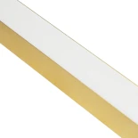 kelvo® ORION KLV-101-0364 Γραμμικό Κρεμαστό Φωτιστικό Οροφής LED 72W 7200lm 120° AC 220-240V IP20 Ρυθμιζόμενο Λευκό CCT με Χειριστήριο από 2700K έως 6000K Dimmable - Lumileds SMD Chip - Χρυσό Πλατίνα - Μ120 x Π5 x Υ7cm - 3 Χρόνια Εγγύηση