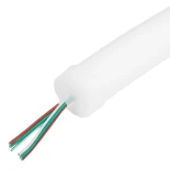kelvo® AURAFLEX KLV-101-0512 Ψηφιακή Pixel Addressable Ταινία Neon Flex LED 14W/m 840lm/m 360° DC 24V Αδιάβροχο IP65 120 x SMD5054 Chip/m 20 x Pixel/m Πολύχρωμο RGB+WW Dimmable SPI/TTL Protocol IC TM1814 - Sanan SMD Chip - Μ1000 x Π3.3. x Υ3.3cm - Ρολό 10
