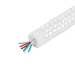 kelvo® GLOWFLEX KLV-101-0515 Ψηφιακή Pixel Addressable Ταινία Neon Flex με Πλεκτή Υφασμάτινη Επένδυση LED 14W/m 840lm/m 360° DC 24V Αδιάβροχο IP65 120 x SMD5054 Chip/m 20 x Pixel/m Πολύχρωμο RGB+WW Dimmable SPI/TTL Protocol IC TM1814 - Sanan SMD Chip - Μ1