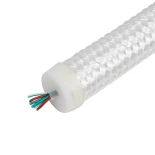 kelvo® GLOWFLEX KLV-101-0518 Ψηφιακή Pixel Addressable Ταινία Neon Flex με Πλεκτή Υφασμάτινη Επένδυση LED 14W/m 840lm/m 360° DC 24V Αδιάβροχο IP65 120 x SMD5054 Chip/m 20 x Pixel/m Πολύχρωμο RGB+WW Dimmable SPI/TTL Protocol IC TM1814 - Sanan SMD Chip - Μ1