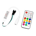 GloboStar® 73441 Ασύρματος LED Mini Dream-Color Magic Digital RGBW Controller με Χειριστήριο RF 21 Keys για LED Digital RGBW Προϊόντα 5v - 12v - 24v 2048 IC Μ25xΠ1.1xΥ1.1