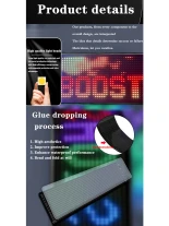 GLOBOSTAR® MATRIX GLB-106-0003 Εύκαμπτη Κυλιόμενη Ψηφιακή Επιγραφή 59.5x12cm P6 96x16 Pixel LED 10W DC 5V 2A με USB 2.0 Αδιάβροχο IP65 Πολύχρωμο RGB - Bluetooth Control μέσω iPIXEL APP - Μ59.5 x Π0.2 x Υ12cm - 2 Χρόνια Εγγύηση