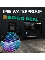 GLOBOSTAR® MATRIX GLB-106-0005 Εύκαμπτη Κυλιόμενη Ψηφιακή Επιγραφή 176.2x19.2cm P9 192x16 Pixel LED 10W DC 5V 2A με USB 2.0 Αδιάβροχο IP65 Πολύχρωμο RGB - Bluetooth Control μέσω iPIXEL APP - Μ176.2 x Π0.4 x Υ19.2cm - 2 Χρόνια Εγγύηση