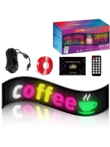 GLOBOSTAR® MATRIX GLB-106-0010 Εύκαμπτη Κυλιόμενη Ψηφιακή Επιγραφή 78x20cm P4.5 160x32 Pixel LED 20W AC 220-240V Αδιάβροχο IP65 Πολύχρωμο RGB - Bluetooth Control μέσω iPIXEL APP - Μ78 x Π0.4 x Υ20cm - 2 Χρόνια Εγγύηση