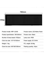 GLOBOSTAR® MATRIX GLB-106-0010 Εύκαμπτη Κυλιόμενη Ψηφιακή Επιγραφή 78x20cm P4.5 160x32 Pixel LED 20W AC 220-240V Αδιάβροχο IP65 Πολύχρωμο RGB - Bluetooth Control μέσω iPIXEL APP - Μ78 x Π0.4 x Υ20cm - 2 Χρόνια Εγγύηση