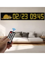 GLOBOSTAR® MATRIX GLB-106-0013 Εύκαμπτη Κυλιόμενη Ψηφιακή Επιγραφή 192x28cm P7 256x32 Pixel LED 40W AC 220-240V Αδιάβροχο IP65 Πολύχρωμο RGB - Bluetooth Control μέσω iPIXEL APP - Μ192 x Π0.4 x Υ28cm - 2 Χρόνια Εγγύηση
