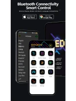 GLOBOSTAR® MATRIX GLB-106-0013 Εύκαμπτη Κυλιόμενη Ψηφιακή Επιγραφή 192x28cm P7 256x32 Pixel LED 40W AC 220-240V Αδιάβροχο IP65 Πολύχρωμο RGB - Bluetooth Control μέσω iPIXEL APP - Μ192 x Π0.4 x Υ28cm - 2 Χρόνια Εγγύηση