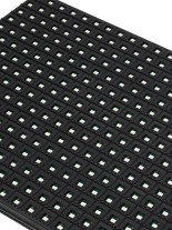 GLOBOSTAR® MODULCO 90383 Module Πλακίδιο Κυλιόμενης Ψηφιακής Επιγραφής/Οθόνης 32x16cm P10 LED 40W Nits ≥5500cd/㎡ DC 5V Αδιάβροχο IP65 Μπλε - Μ32 x Π1.5 x Υ16cm - 2 Χρόνια Εγγύηση