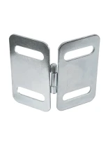 GLOBOSTAR® PLATE 41046 Σύνδεσμος Ένωσης Καμπίνων για Κυρτές Οθόνες LED Video Wall με Διαστάσεις Καμπίνας 50x50cm & 100x100cm - Μ12.5 x Π1 x Υ10cm