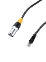 GLOBOSTAR® 41050 Κεντρικό Καλώδιο Σύνδεσης Σήματος CAT6 Ethercon για Οθόνες LED Video Wall Αδιάβροχο IP65 - Μ1500 x Π2.1 x Υ2.1cm