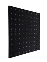 GloboStar® 90117 Digital Pixel Addressable Facade Panel - Ψηφιακό Πάνελ Πρόσοψης Κτιρίων LED SMD 3535 75W/m2 100LED/m2 100PIXEL/m2 SPI/TTL Protocol IC UCS512B 4500lm/m2 120° DC 12V IP67 RGB - Μαύρο Σώμα - Μ100 x Π100 x Υ3cm
