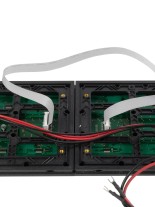 GLOBOSTAR® MODULCO 90383 Module Πλακίδιο Κυλιόμενης Ψηφιακής Επιγραφής/Οθόνης 32x16cm P10 LED 40W Nits ≥5500cd/㎡ DC 5V Αδιάβροχο IP65 Μπλε - Μ32 x Π1.5 x Υ16cm - 2 Χρόνια Εγγύηση