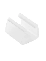 GLOBOSTAR® NEOVALE-B 70623 Βάση Στήριξης για Neon Flex LED Αδιάβροχο IP65 - Διάφανο - Μ1.4 x Π1.2 x Υ1cm