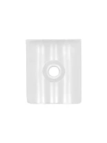 GLOBOSTAR® NEOVALE-B 70623 Βάση Στήριξης για Neon Flex LED Αδιάβροχο IP65 - Διάφανο - Μ1.4 x Π1.2 x Υ1cm