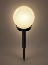 GLOBOSTAR® SOLARGLOBE 71471 Διακοσμητικό Φωτιστικό Κήπου LED 1W 50lm 240° DC 5V με Φωτοβολταϊκό Panel 5V 0.1W & Επαναφορτιζόμενη Μπαταρία Li-ion 3.2V 300mAh Αδιάβροχο IP65 Θερμό Λευκό 2700K - Μ10 x Π10 x Υ33cm - 2 Χρόνια Εγγύηση