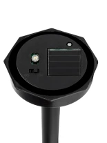 GLOBOSTAR® SOLARGLOBE 71471 Διακοσμητικό Φωτιστικό Κήπου LED 1W 50lm 240° DC 5V με Φωτοβολταϊκό Panel 5V 0.1W & Επαναφορτιζόμενη Μπαταρία Li-ion 3.2V 300mAh Αδιάβροχο IP65 Θερμό Λευκό 2700K - Μ10 x Π10 x Υ33cm - 2 Χρόνια Εγγύηση