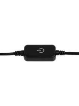 GLOBOSTAR® 73304 CORE Dimmer 1CH DC 12-24V 6/3A 72W Max IP20 - Touch + Push Dimming - Μαύρο - M4xΠ2xΥ1cm - 2 Χρόνια Εγγύηση
