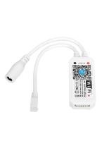 GLOBOSTAR® 73430 AURORA RGB+CCT Controller 5CH DC 12-24V 4A 100W Max IP20 - WiFi + RF 2.4GHz Ασύρματο Χειριστήριο - M5.5xΠ3xΥ2cm - 2 Χρόνια Εγγύηση
