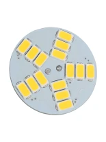 GLOBOSTAR® G4BACK 76103 Λάμπα G4 LED 4.5W 405lm 120° DC 12-24V IP20 Θερμό Λευκό 2700K Dimmable - Sanan SMD Chip - Back Pin - Μ3 x Π3 x Υ1.9cm - 2 Χρόνια Εγγύηση