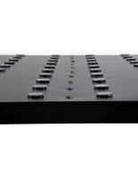 GloboStar® 90117 Digital Pixel Addressable Facade Panel - Ψηφιακό Πάνελ Πρόσοψης Κτιρίων LED SMD 3535 75W/m2 100LED/m2 100PIXEL/m2 SPI/TTL Protocol IC UCS512B 4500lm/m2 120° DC 12V IP67 RGB - Μαύρο Σώμα - Μ100 x Π100 x Υ3cm