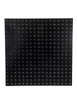 GloboStar® 90118 Digital Pixel Addressable Facade Panel - Ψηφιακό Πάνελ Πρόσοψης Κτιρίων LED SMD 3535 225W/m2 300LED/m2 300PIXEL/m2 SPI/TTL Protocol IC UCS512B 13500lm/m2 120° DC 12V IP67 RGB - Μαύρο Σώμα - Μ100 x Π100 x Υ3cm
