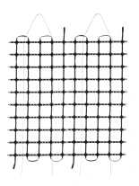 GloboStar® 90141 Digital Pixel Addressable Facade Soft Net Panel - Ψηφιακό Εύκαμπτο Δίχτυ Πάνελ Πρόσοψης Κτιρίων LED SMD 3535 75W/m2 100LED/m2 100PIXEL/m2 SPI/TTL Protocol IC UCS512B 4500lm/m2 120° DC 12V IP67 RGB - Μαύρο Σώμα - Μ100 x Π100 x Υ1.7cm