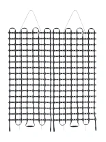 GloboStar® 90142 Digital Pixel Addressable Facade Soft Net Panel - Ψηφιακό Εύκαμπτο Δίχτυ Πάνελ Πρόσοψης Κτιρίων LED SMD 3535 192W/m2 256LED/m2 256PIXEL/m2 SPI/TTL Protocol IC UCS512B 11520lm/m2 120° DC 12V IP67 RGB - Μαύρο Σώμα - Μ100 x Π100 x Υ1.7cm