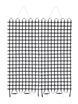 GloboStar® 90143 Digital Pixel Addressable Facade Soft Net Panel - Ψηφιακό Εύκαμπτο Δίχτυ Πάνελ Πρόσοψης Κτιρίων LED SMD 3535 300W/m2 400LED/m2 400PIXEL/m2 SPI/TTL Protocol IC UCS512B 18000lm/m2 120° DC 12V IP67 RGB - Μαύρο Σώμα - Μ100 x Π100 x Υ1.7cm